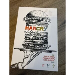 Hangry Card Game - Fast-Flipping Food Matching Fun! Ages 6+, 3-6 Players, NEW
